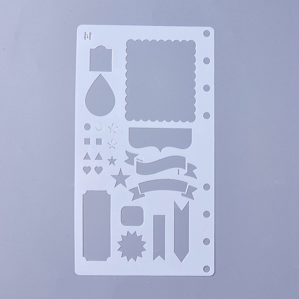 PandaHall Plastic Drawing Painting Stencils Templates, for Painting on Scrapbook Fabric Tiles Floor Furniture Wood, White, 17.4x9.6x0.02mm...
PandaHall Plastic Drawing Painting Stencils Templates, for Painting on Scrapbook Fabric Tiles Floor Furniture Wood, White, 17.4x9.6x0.02mm...