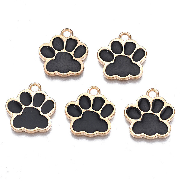 PandaHall Alloy Enamel Pendants, Cadmium Free & Lead Free, Dog Paw Prints, Black, 17.5x16x1.5mm, Hole: 2mm Alloy+Enamel Others Black
PandaHall Alloy Enamel Pendants, Cadmium Free & Lead Free, Dog Paw Prints, Black, 17.5x16x1.5mm, Hole: 2mm Alloy+Enamel Others Black