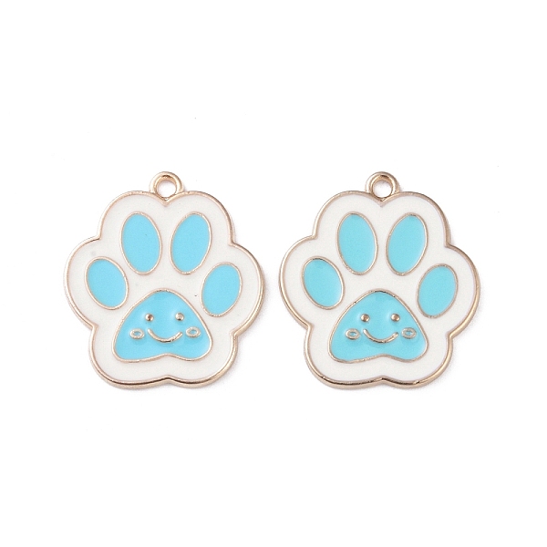 PandaHall Alloy Enamel Pendants, Cadmium Free & Lead Free, Golden, Cat Paw Print Charm, Sky Blue, 25x22.5x1.5mm, Hole: 1.8mm Alloy+Enamel...
PandaHall Alloy Enamel Pendants, Cadmium Free & Lead Free, Golden, Cat Paw Print Charm, Sky Blue, 25x22.5x1.5mm, Hole: 1.8mm Alloy+Enamel...