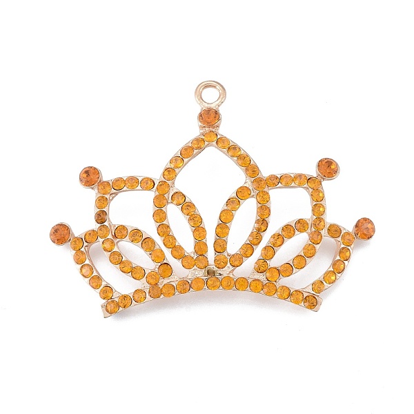 PandaHall Crown Golden Plated Alloy Rhinestone Big Pendants, Topaz, 53x73x5mm, Hole: 3.5mm Alloy+Rhinestone Crown Yellow
PandaHall Crown Golden Plated Alloy Rhinestone Big Pendants, Topaz, 53x73x5mm, Hole: 3.5mm Alloy+Rhinestone Crown Yellow