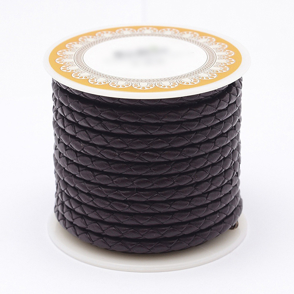 PandaHall Braided Cowhide Leather Cord, Leather Rope String for Bracelets, Coffee, 4mm, about 5.46 yards(5m)/roll Leather Round Brown
PandaHall Braided Cowhide Leather Cord, Leather Rope String for Bracelets, Coffee, 4mm, about 5.46 yards(5m)/roll Leather Round Brown