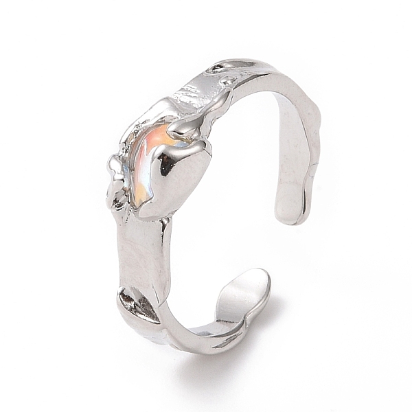 PandaHall Cubic Zirconia Open Cuff Rings, Brass Jewelry for Women, Platinum, Oval Pattern, 2~6mm, US Size 5 3/4(16.3mm) Brass+Cubic Zirconia...
PandaHall Cubic Zirconia Open Cuff Rings, Brass Jewelry for Women, Platinum, Oval Pattern, 2~6mm, US Size 5 3/4(16.3mm) Brass+Cubic Zirconia...