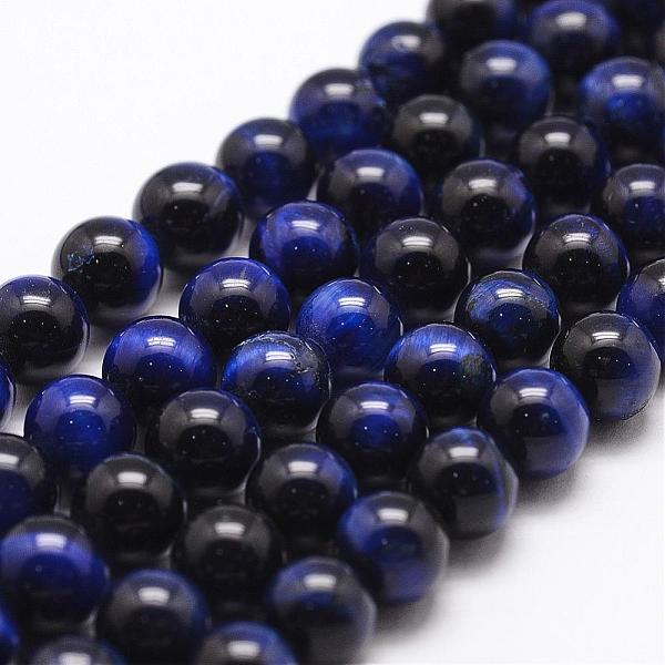 PandaHall Natural Tiger Eye Bead Strands, Dyed & Heated, Round, Prussian Blue, 8mm, Hole: 1mm, about 44pcs/strand, 14.9 inch~15.1 inch Tiger...
PandaHall Natural Tiger Eye Bead Strands, Dyed & Heated, Round, Prussian Blue, 8mm, Hole: 1mm, about 44pcs/strand, 14.9 inch~15.1 inch Tiger...