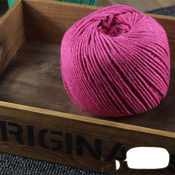 PandaHall Macrame Cotton Cord, Twisted Cotton Rope, for Wall Hanging, Plant Hangers, Crafts and Wedding Decorations, Camellia, 3mm, about..., Pink
PandaHall Macrame Cotton Cord, Twisted Cotton Rope, for Wall Hanging, Plant Hangers, Crafts and Wedding Decorations, Camellia, 3mm, about..., Pink