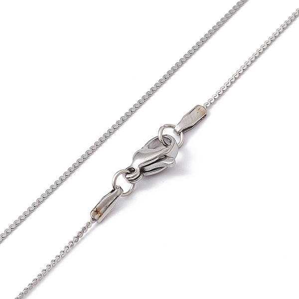 PandaHall 304 Stainless Steel Serpentine Chain Necklace for Men Women, Stainless Steel Color, 19.69 inch(50cm) 304 Stainless Steel
PandaHall 304 Stainless Steel Serpentine Chain Necklace for Men Women, Stainless Steel Color, 19.69 inch(50cm) 304 Stainless Steel