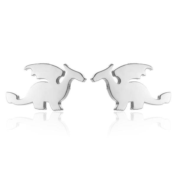 PandaHall Cute Mini Flying Dragon Animal Earrings for Girls - Stainless Steel., Platinum, 2mm Stainless Steel
PandaHall Cute Mini Flying Dragon Animal Earrings for Girls - Stainless Steel., Platinum, 2mm Stainless Steel