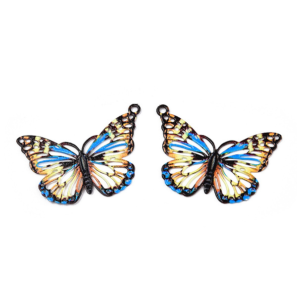 PandaHall Spray Painted 430 Stainless Steel Pendants, Etched Metal Embellishments, Butterfly Charm, Lemon Chiffon, 19x26x0.6mm, Hole: 1.2mm...
PandaHall Spray Painted 430 Stainless Steel Pendants, Etched Metal Embellishments, Butterfly Charm, Lemon Chiffon, 19x26x0.6mm, Hole: 1.2mm...