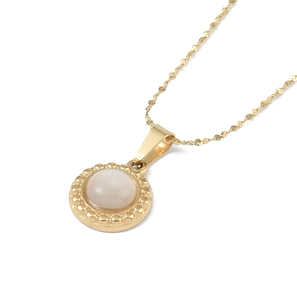 PandaHall 304 Stainless Steel Serpentine Chain Necklaces, Round Cat Eye Pendant Necklaces, Real 18K Gold Plated, Real 18K Gold Plated, 16.89...
PandaHall 304 Stainless Steel Serpentine Chain Necklaces, Round Cat Eye Pendant Necklaces, Real 18K Gold Plated, Real 18K Gold Plated, 16.89...