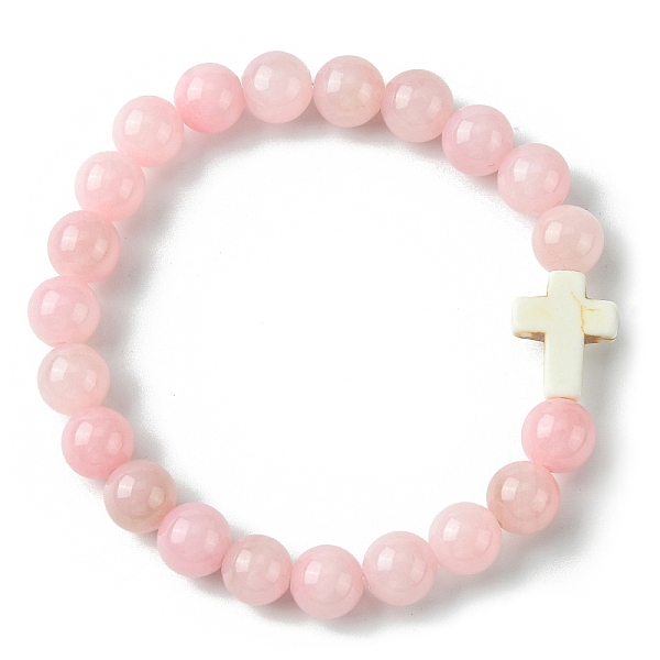 PandaHall 8mm Round Dyed Natural Malaysia Jade Beaded Stretch Bracelets, Synthetic Turquoise Cross Bracelets for Women, Inner Diameter...
PandaHall 8mm Round Dyed Natural Malaysia Jade Beaded Stretch Bracelets, Synthetic Turquoise Cross Bracelets for Women, Inner Diameter...