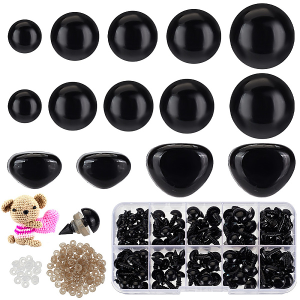 PandaHall PH 227PCS Safety Eyes and Noses for Amigurumi with Washers, 6-11.5mm Craft Eyes Black Stuffed Animal Eyes Crochet Eyes with...
PandaHall PH 227PCS Safety Eyes and Noses for Amigurumi with Washers, 6-11.5mm Craft Eyes Black Stuffed Animal Eyes Crochet Eyes with...