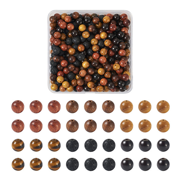 PandaHall Kissitty 300Pcs 6 Style Beads Jewelry Making Finding Kit, Including Natural Wood & Lava Rock & Grade AB Tiger Eye Round Beads..., Multicolor
PandaHall Kissitty 300Pcs 6 Style Beads Jewelry Making Finding Kit, Including Natural Wood & Lava Rock & Grade AB Tiger Eye Round Beads..., Multicolor