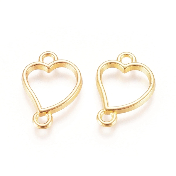 PandaHall Zinc Alloy Links connectors, Open Back Bezel, For DIY UV Resin, Epoxy Resin, Pressed Flower Jewelry, Heart, Golden, 16x11x1.5mm...
PandaHall Zinc Alloy Links connectors, Open Back Bezel, For DIY UV Resin, Epoxy Resin, Pressed Flower Jewelry, Heart, Golden, 16x11x1.5mm...