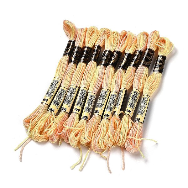 PandaHall 10 Skeins 6-Ply Polyester Embroidery Floss, Cross Stitch Threads, Segment Dyed, Navajo White, 0.5mm, about 8.75 Yards(8m)/skein...
PandaHall 10 Skeins 6-Ply Polyester Embroidery Floss, Cross Stitch Threads, Segment Dyed, Navajo White, 0.5mm, about 8.75 Yards(8m)/skein...