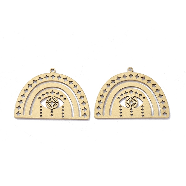 PandaHall Brass Pendants, DIY Accessories, for Bracelets, Earrings, Necklaces, Half Round with Star, Hollow, Raw(Unplated), 22.5x30x0.7mm...
PandaHall Brass Pendants, DIY Accessories, for Bracelets, Earrings, Necklaces, Half Round with Star, Hollow, Raw(Unplated), 22.5x30x0.7mm...