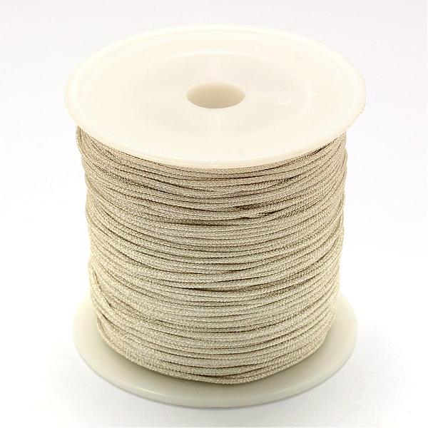 PandaHall Nylon Thread, with Metallic Cords, Silver, 0.6mm, about 142.16 yards(130m)/roll Nylon+Metallic Cord Silver
PandaHall Nylon Thread, with Metallic Cords, Silver, 0.6mm, about 142.16 yards(130m)/roll Nylon+Metallic Cord Silver