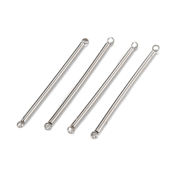 PandaHall 304 Stainless Steel Link Connectors, Column, Stainless Steel Color, 45.5x3x2mm, Hole: 2mm 304 Stainless Steel Column
PandaHall 304 Stainless Steel Link Connectors, Column, Stainless Steel Color, 45.5x3x2mm, Hole: 2mm 304 Stainless Steel Column