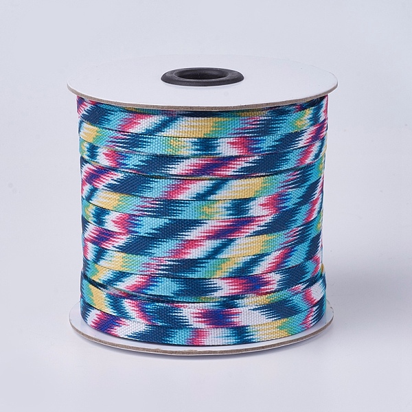 PandaHall Polycotton(Polyester Cotton) Cords, Flat, Colorful, 7x1mm, about 50yards/roll(45.72m/roll), 150 feet/roll Polycotton
PandaHall Polycotton(Polyester Cotton) Cords, Flat, Colorful, 7x1mm, about 50yards/roll(45.72m/roll), 150 feet/roll Polycotton