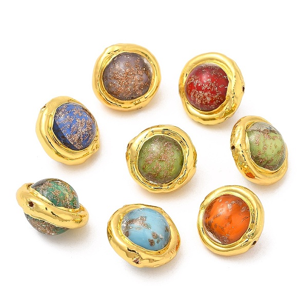 PandaHall Handmade Lampwork Beads, with Golden Tone Brass Findings and Glitter Powder, Long-Lasting Plated, Round, Mixed Color..., Multicolor
PandaHall Handmade Lampwork Beads, with Golden Tone Brass Findings and Glitter Powder, Long-Lasting Plated, Round, Mixed Color..., Multicolor