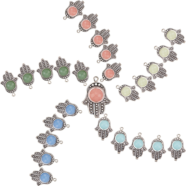 PandaHall SUNNYCLUE 30Pcs 5 Color Synthetic Luminous Stone Pendants, with Tibetan Style Alloy Bead Frames & Iron Flat Head Pins, Glow in the..., Multicolor
PandaHall SUNNYCLUE 30Pcs 5 Color Synthetic Luminous Stone Pendants, with Tibetan Style Alloy Bead Frames & Iron Flat Head Pins, Glow in the..., Multicolor