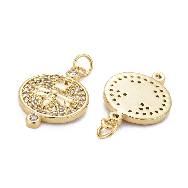 PandaHall Brass Micro Pave Clear Cubic Zirconia Pendants, Long-Lasting Plated, with Jump Rings, Flat Round with Bee, Real 18K Gold Plated...
PandaHall Brass Micro Pave Clear Cubic Zirconia Pendants, Long-Lasting Plated, with Jump Rings, Flat Round with Bee, Real 18K Gold Plated...