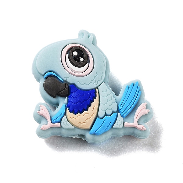 PandaHall Bird Food Grade Silicone Focal Beads, Chewing Beads For Teethers, DIY Nursing Necklaces Making, Pale Turquoise, 30x30.5x9mm, Hole...
PandaHall Bird Food Grade Silicone Focal Beads, Chewing Beads For Teethers, DIY Nursing Necklaces Making, Pale Turquoise, 30x30.5x9mm, Hole...