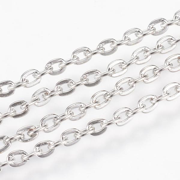 PandaHall Iron Cable Chains, Unwelded, with Spool, Flat Oval, Popular for Jewelry Making, Important Decoration, Cadmium Free & Nickel Free &...
PandaHall Iron Cable Chains, Unwelded, with Spool, Flat Oval, Popular for Jewelry Making, Important Decoration, Cadmium Free & Nickel Free &...
