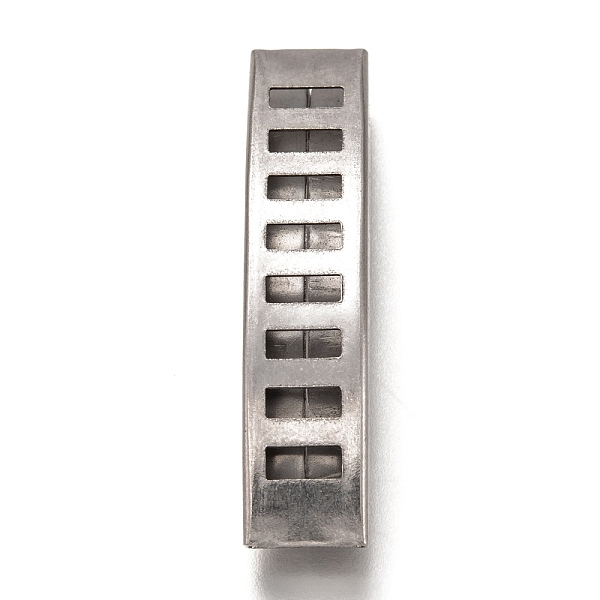 PandaHall 304 Stainless Steel Slide Charms, Hollow Curved Tube, Stainless Steel Color, 1-5/8x3/8x1/8 inch(40.5x8.5x4.5mm), Hole: 8x3.5mm 304...
PandaHall 304 Stainless Steel Slide Charms, Hollow Curved Tube, Stainless Steel Color, 1-5/8x3/8x1/8 inch(40.5x8.5x4.5mm), Hole: 8x3.5mm 304...