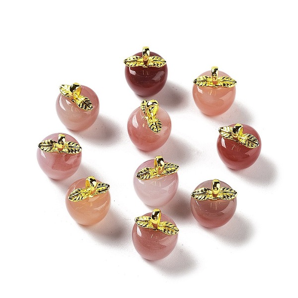 PandaHall Natural Agate Pendants, Fruit Charms, Golden, Apple, 16~16.5x12x12mm, Hole: 4x2.3mm Natural Agate Apple
PandaHall Natural Agate Pendants, Fruit Charms, Golden, Apple, 16~16.5x12x12mm, Hole: 4x2.3mm Natural Agate Apple