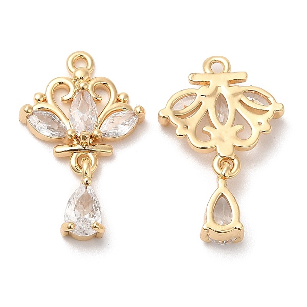 PandaHall Brass with Glass Rhinestone Pendants, Flower with Teardrop Charms, Real 18K Gold Plated, 21x14x4mm, Hole: 1.2mm Brass+Rhinestone...
PandaHall Brass with Glass Rhinestone Pendants, Flower with Teardrop Charms, Real 18K Gold Plated, 21x14x4mm, Hole: 1.2mm Brass+Rhinestone...