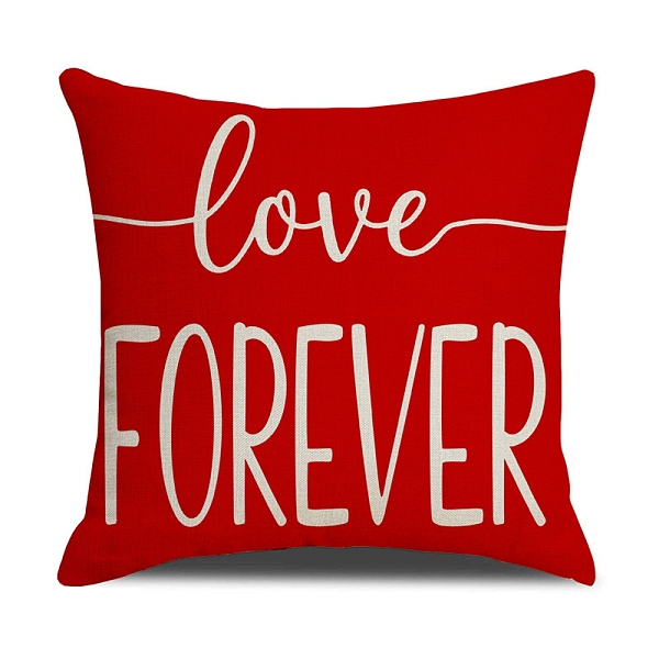 PandaHall Valentine's Day Burlap Pillow Covers, Square Pillowcase with Zipper, Word Sweet on You, Word Love Forever, Crimson, 450x454x2mm..., Pink
PandaHall Valentine's Day Burlap Pillow Covers, Square Pillowcase with Zipper, Word Sweet on You, Word Love Forever, Crimson, 450x454x2mm..., Pink