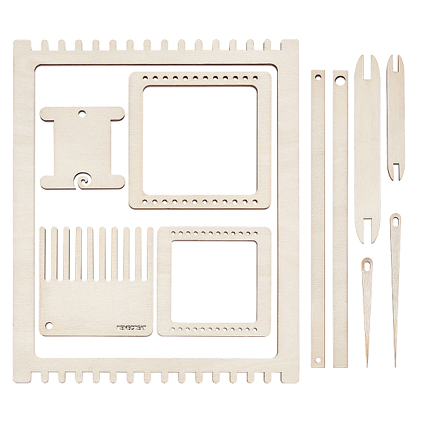 PandaHall BENECREAT 11 Pcs Wood Weaving Loom Kit, Weaving Tools with Wooden Weaving Shuttle Wooden Weaving Crochet Needle and Weaving Comb...
PandaHall BENECREAT 11 Pcs Wood Weaving Loom Kit, Weaving Tools with Wooden Weaving Shuttle Wooden Weaving Crochet Needle and Weaving Comb...
