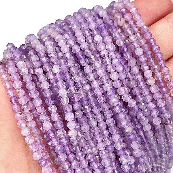 PandaHall Natural Amethyst Beads Strands, Faceted, Round, 3mm, Hole: 0.6mm, about 135pcs/strand, 15.35 inch(39cm) Amethyst Round
PandaHall Natural Amethyst Beads Strands, Faceted, Round, 3mm, Hole: 0.6mm, about 135pcs/strand, 15.35 inch(39cm) Amethyst Round