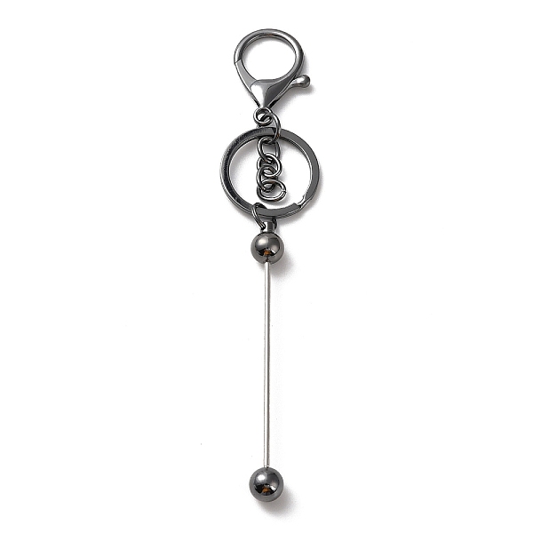 PandaHall Alloy Bar Beadable Keychain for Jewelry Making DIY Crafts, with Alloy Lobster Clasps and Iron Ring, Gunmetal, 15.5~15.8cm Alloy
PandaHall Alloy Bar Beadable Keychain for Jewelry Making DIY Crafts, with Alloy Lobster Clasps and Iron Ring, Gunmetal, 15.5~15.8cm Alloy