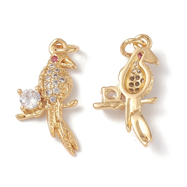 PandaHall Rack Plating Brass Micro Pave Cubic Zirconia Pendants, Crow Charm, Cadmium Free & Lead Free, with Jump Ring, Real 18K Gold Plated..., Clear
PandaHall Rack Plating Brass Micro Pave Cubic Zirconia Pendants, Crow Charm, Cadmium Free & Lead Free, with Jump Ring, Real 18K Gold Plated..., Clear