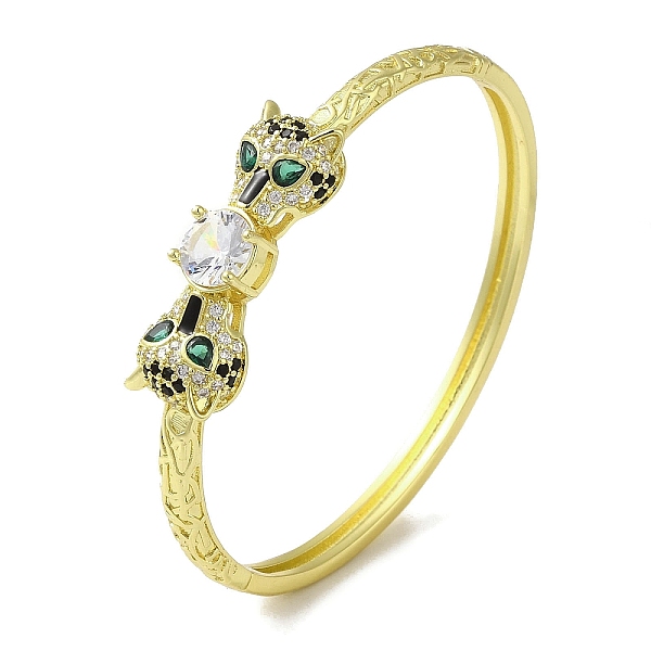 PandaHall Brass Pave Clear & Green Cubic Zirconia Leopard Hinged Bangle for Women, Real 18K Gold Plated, Inner Diameter: 2x2-3/8 inch...
PandaHall Brass Pave Clear & Green Cubic Zirconia Leopard Hinged Bangle for Women, Real 18K Gold Plated, Inner Diameter: 2x2-3/8 inch...