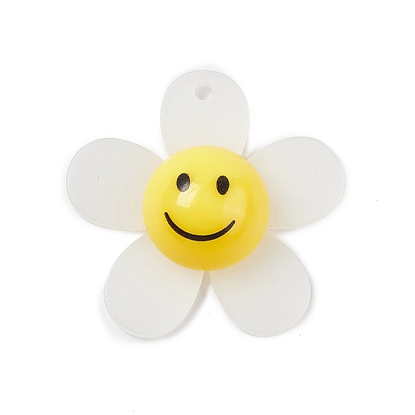PandaHall Frosted Translucent Acrylic Pendants, Sunflower with Smiling Face Charm, White, 29x30x9mm, Hole: 1.8mm Acrylic Flower White
PandaHall Frosted Translucent Acrylic Pendants, Sunflower with Smiling Face Charm, White, 29x30x9mm, Hole: 1.8mm Acrylic Flower White