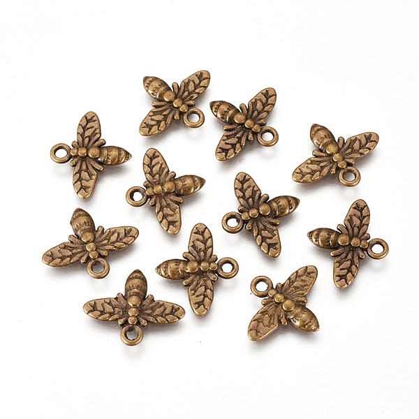 PandaHall Tibetan Style Alloy Pendants, Lead Free and Cadmium Free, Bees, Antique Bronze Color, 14x16x2mm, Hole: 2mm Alloy Bees
PandaHall Tibetan Style Alloy Pendants, Lead Free and Cadmium Free, Bees, Antique Bronze Color, 14x16x2mm, Hole: 2mm Alloy Bees