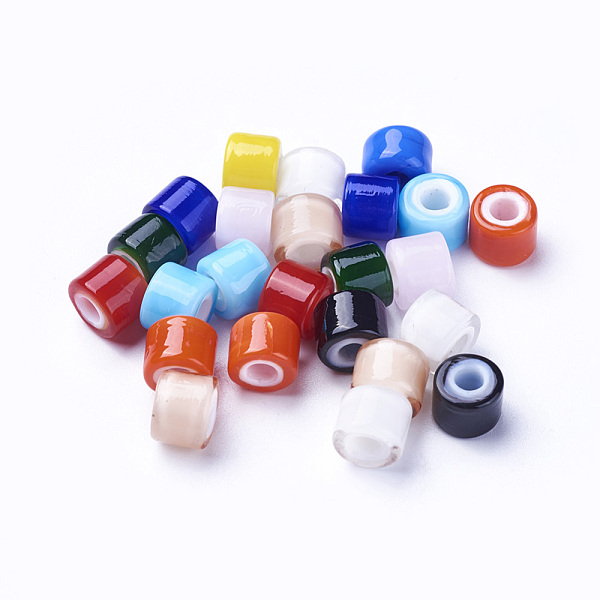 PandaHall Handmade Lampwork Beads, Column, Mixed Color, 7.5~8x6~6.5mm, Hole: 3mm Lampwork Column Multicolor
PandaHall Handmade Lampwork Beads, Column, Mixed Color, 7.5~8x6~6.5mm, Hole: 3mm Lampwork Column Multicolor