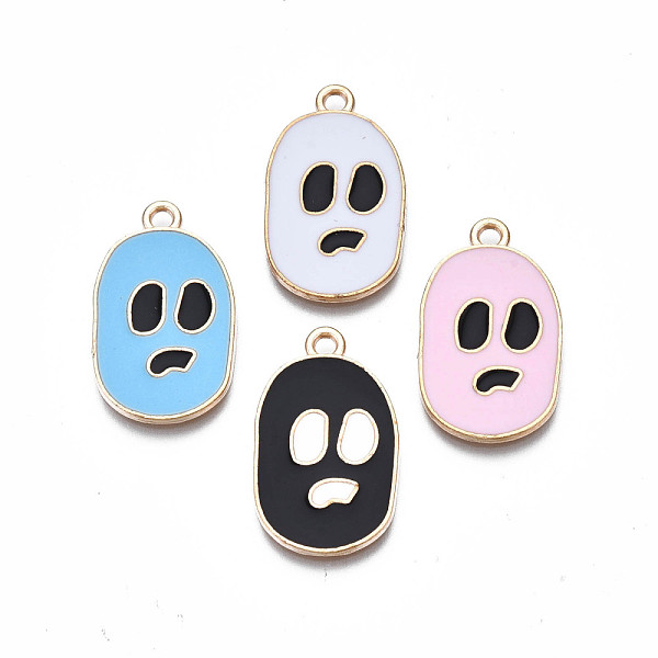 PandaHall Alloy Enamel Pendants, Cadmium Free & Nickel Free & Lead Free, Light Gold, for Halloween, Skull, Mixed Color, 25x15x1.5mm, Hole..., Multicolor
PandaHall Alloy Enamel Pendants, Cadmium Free & Nickel Free & Lead Free, Light Gold, for Halloween, Skull, Mixed Color, 25x15x1.5mm, Hole..., Multicolor
