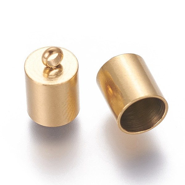 PandaHall Ion Plating(IP) 304 Stainless Steel Cord Ends, End Caps, Column, Golden, 11x7mm, Hole: 1.8mm, Inner Diameter: 6mm 304 Stainless...
PandaHall Ion Plating(IP) 304 Stainless Steel Cord Ends, End Caps, Column, Golden, 11x7mm, Hole: 1.8mm, Inner Diameter: 6mm 304 Stainless...