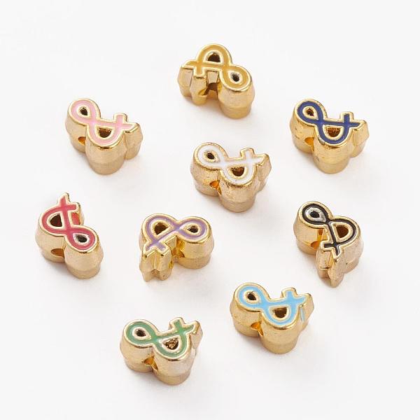 PandaHall Alloy Enamel Beads, Cadmium Free & Lead Free, Mark Ampersand &, Mixed Color, 7x5x5mm, Hole: 1.2mm Alloy+Enamel Word Multicolor
PandaHall Alloy Enamel Beads, Cadmium Free & Lead Free, Mark Ampersand &, Mixed Color, 7x5x5mm, Hole: 1.2mm Alloy+Enamel Word Multicolor