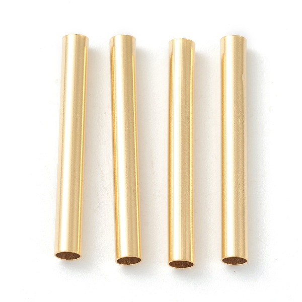 PandaHall Brass Tube Beads, Long-Lasting Plated, Tube, Real 24K Gold Plated, 25x3mm, Hole: 2.5mm Brass Tube
PandaHall Brass Tube Beads, Long-Lasting Plated, Tube, Real 24K Gold Plated, 25x3mm, Hole: 2.5mm Brass Tube