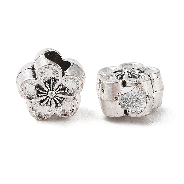 PandaHall Tibetan Style Alloy European Beads, Cadmium Free & Lead Free, Large Hole Beads, Flower, Antique Silver, 11x11.5x7.5mm, Hole: 4.3mm...
PandaHall Tibetan Style Alloy European Beads, Cadmium Free & Lead Free, Large Hole Beads, Flower, Antique Silver, 11x11.5x7.5mm, Hole: 4.3mm...