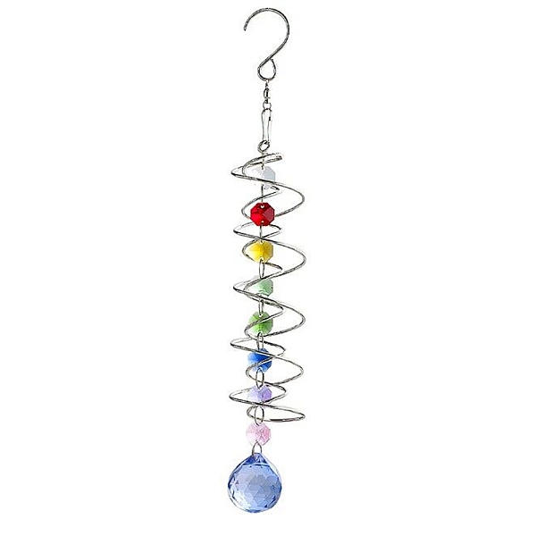 PandaHall 201 Stainless Steel Pendant Decorations, with Glass Pendant, for Outside Yard and Garden Decoration, Pale Turquoise, 265mm...
PandaHall 201 Stainless Steel Pendant Decorations, with Glass Pendant, for Outside Yard and Garden Decoration, Pale Turquoise, 265mm...