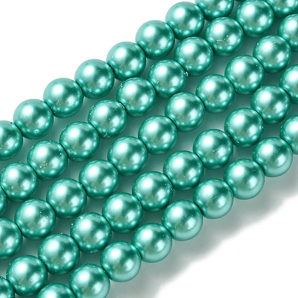 PandaHall Eco-Friendly Dyed Glass Pearl Round Beads Strands, Grade A, Cotton Cord Threaded, Deep Sky Blue, 8mm, Hole: 1.2~1.5mm, about...
PandaHall Eco-Friendly Dyed Glass Pearl Round Beads Strands, Grade A, Cotton Cord Threaded, Deep Sky Blue, 8mm, Hole: 1.2~1.5mm, about...