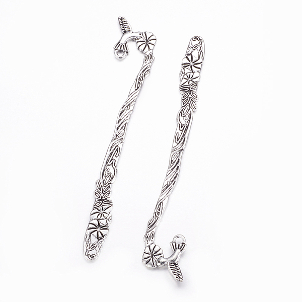 PandaHall Tibetan Style Alloy Bookmarks, Lead Free and Cadmium Free, Antique Silver, 123x20x4mm, Hole: 3mm Alloy
PandaHall Tibetan Style Alloy Bookmarks, Lead Free and Cadmium Free, Antique Silver, 123x20x4mm, Hole: 3mm Alloy