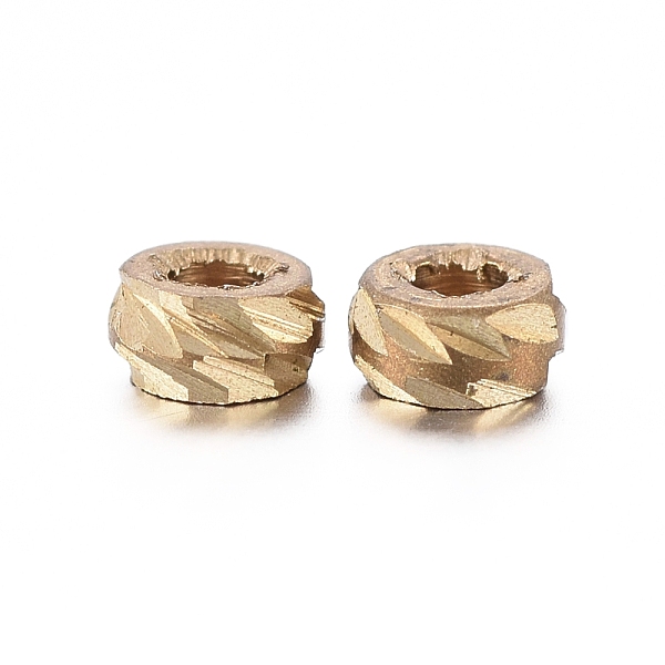PandaHall Brass Spacer Beads, Nickel Free, Flat Round, Raw(Unplated), 3x1.5mm, Hole: 1.2mm Brass Flat Round
PandaHall Brass Spacer Beads, Nickel Free, Flat Round, Raw(Unplated), 3x1.5mm, Hole: 1.2mm Brass Flat Round