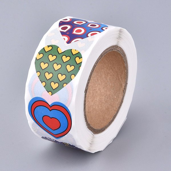 PandaHall Heart Shaped Stickers Roll, Valentine's Day Sticker Adhesive Label, for Decoration Wedding Party Accessories, Colorful, 25x25mm...
PandaHall Heart Shaped Stickers Roll, Valentine's Day Sticker Adhesive Label, for Decoration Wedding Party Accessories, Colorful, 25x25mm...
