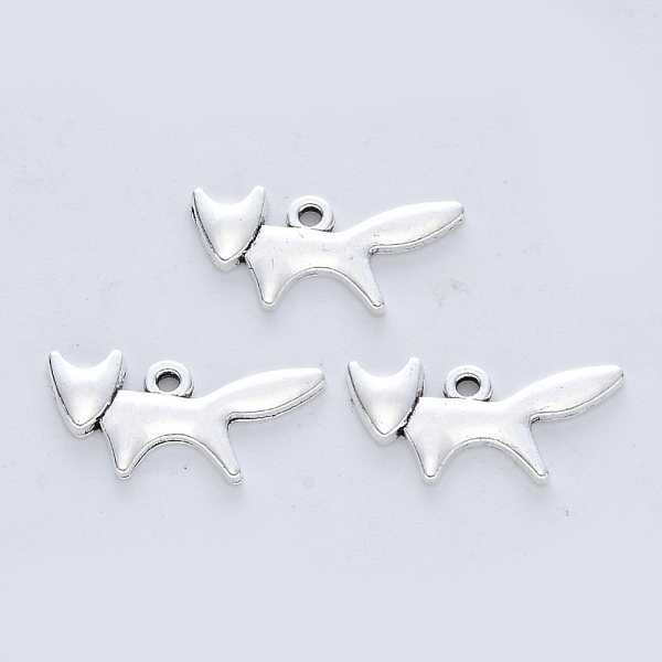 PandaHall Tibetan Style Alloy Pendants, Cadmium Free & Lead Free, Fox, Antique Silver, 10x20x1mm, Hole: 1.2mm Alloy Fox
PandaHall Tibetan Style Alloy Pendants, Cadmium Free & Lead Free, Fox, Antique Silver, 10x20x1mm, Hole: 1.2mm Alloy Fox