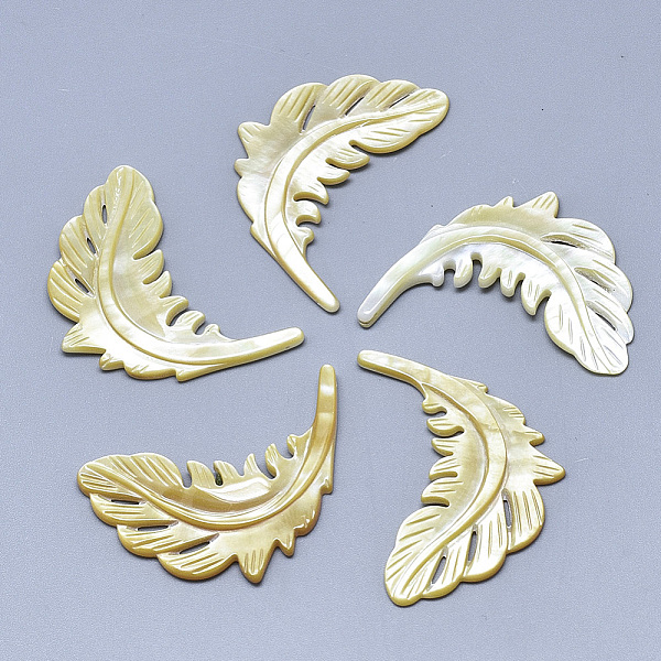PandaHall Natural Yellow Shell Pendants, Leaf, 39x26x3mm, Hole: 0.7mm Yellow Shell Leaf Yellow
PandaHall Natural Yellow Shell Pendants, Leaf, 39x26x3mm, Hole: 0.7mm Yellow Shell Leaf Yellow